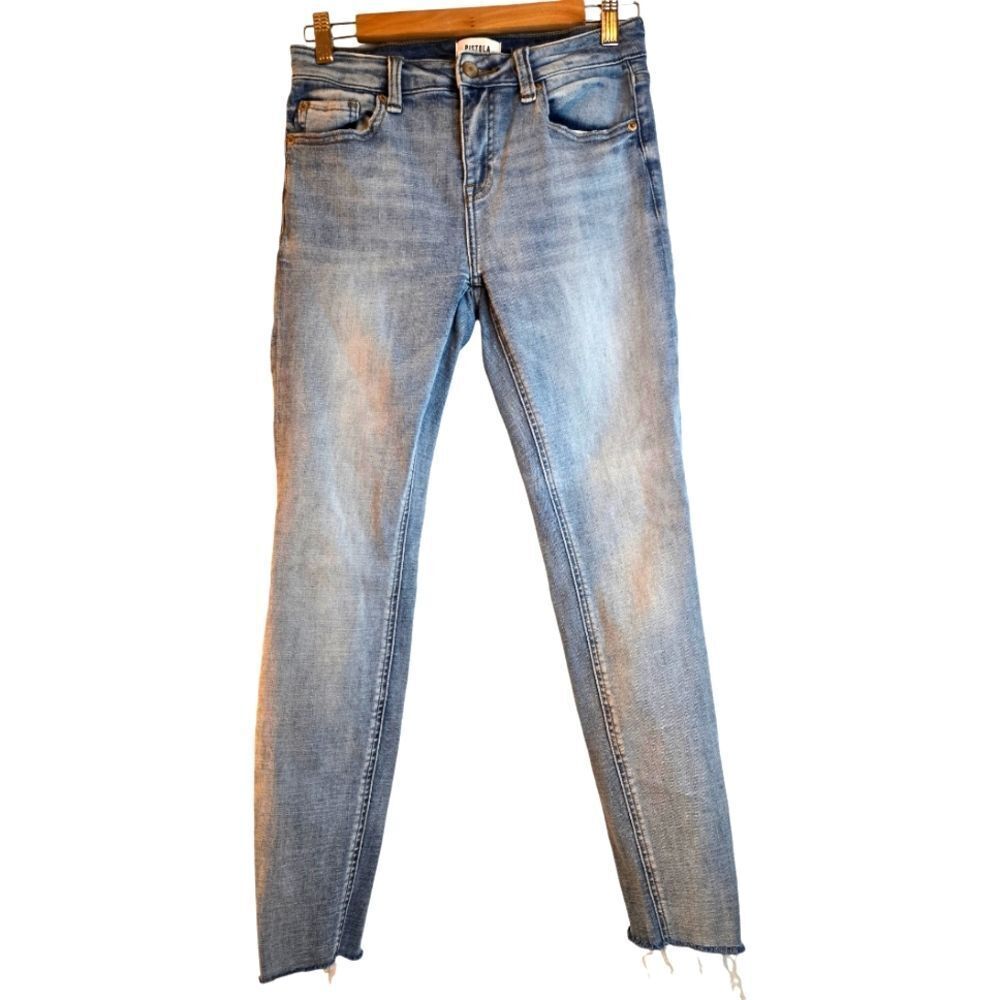Pistola Revolve High Rise Cut Hem Stretch Comfort Jeans Size 27